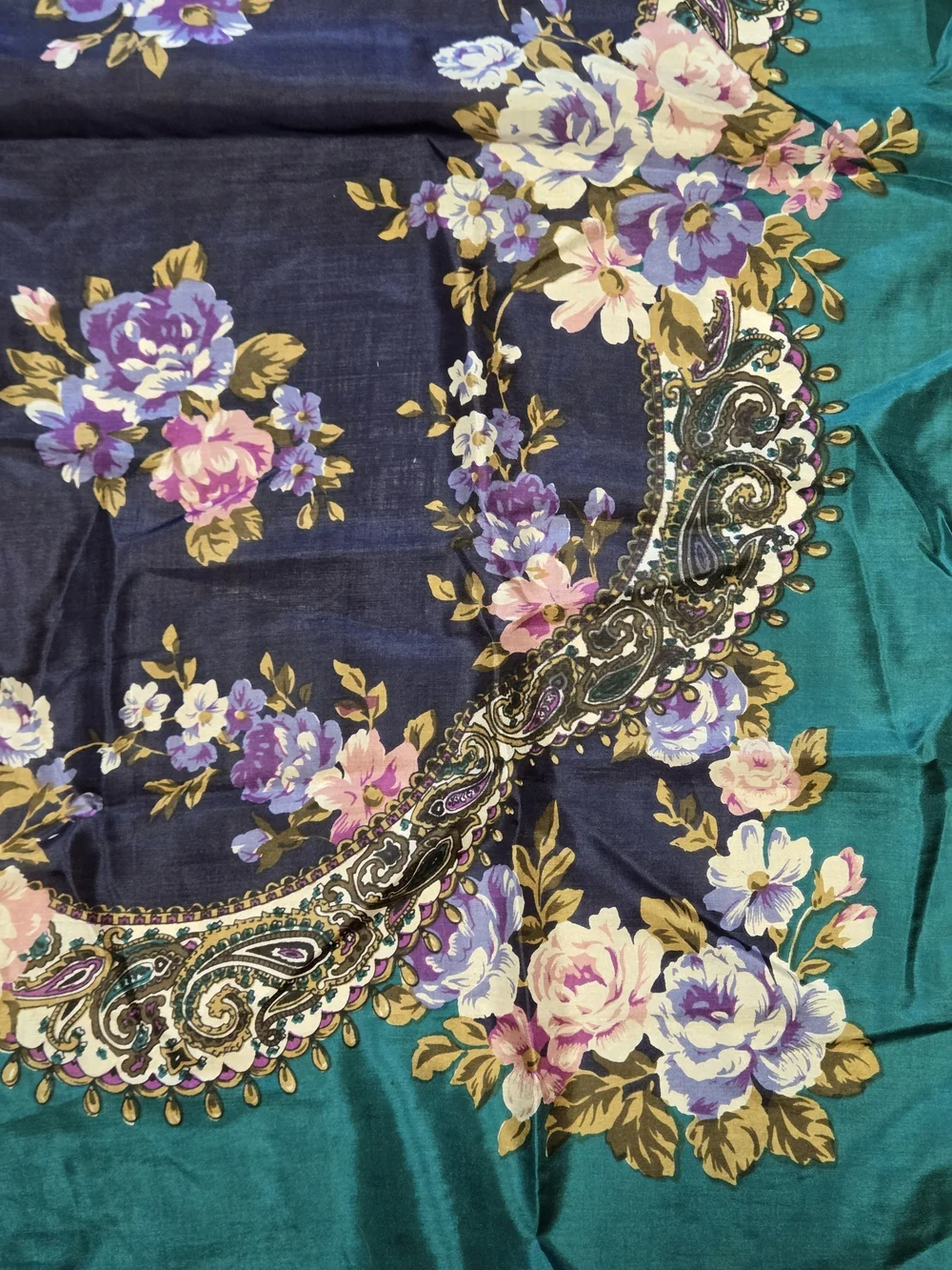 Hand Rolled 100% Silk Scarf